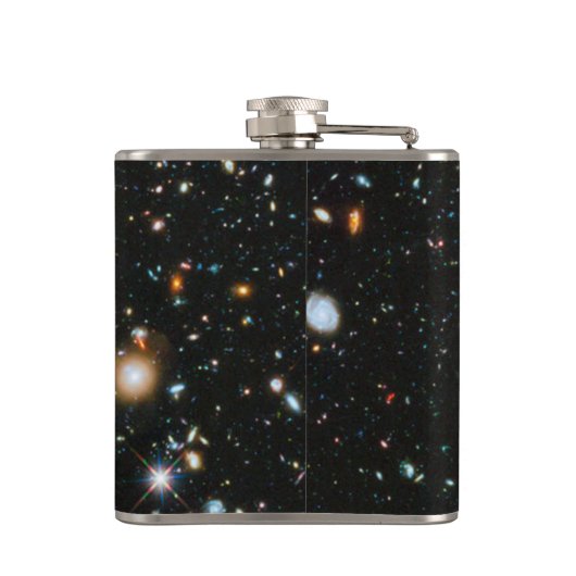 Deep Space Stars und Galaxien Flachmann (Rückseite)