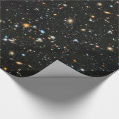 Deep Space Stars und Galaxien Geschenkpapier (Ecke)