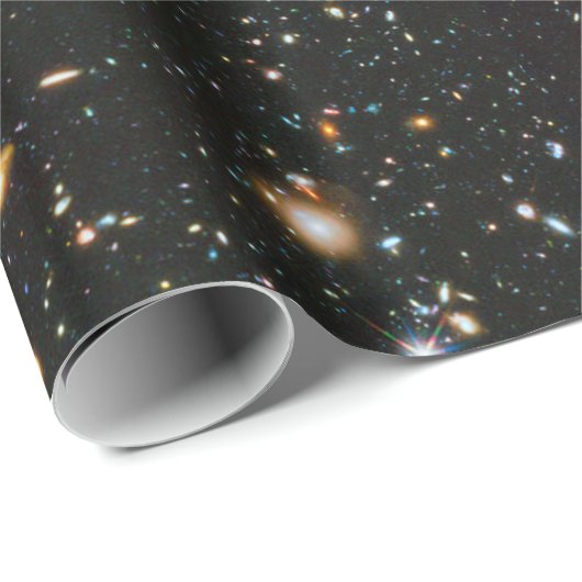 Deep Space Stars und Galaxien Geschenkpapier (Rolleneckpunkt)
