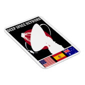 Deep Space Tracking Network Magnet (Rechte Seite)