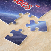 Deep Space Vibes Futuristisches Raumschiff-Puzzle  Puzzle