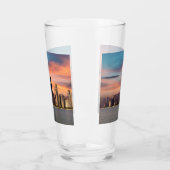 Deep Sunset Chicago Glas (Links)