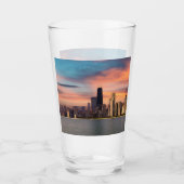 Deep Sunset Chicago Glas (Vorderseite)