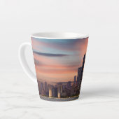 Deep Sunset Chicago Milchtasse (Linke Ecke)