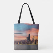 Deep Sunset Chicago Tasche (Rückseite)