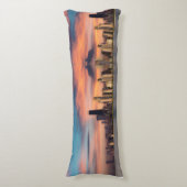 Deep Sunset über Chicago Seitenschläferkissen (Vorderseite Vertikal)