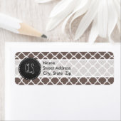 Deep Taupe Quatrefoil; Vintager Chalkboard Look (Insitu)