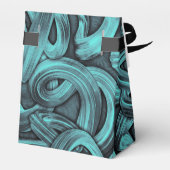 deep thought - black and teal : geschenkschachtel (Rückseite)