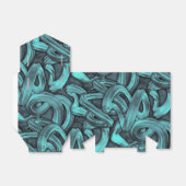 deep thought - black and teal : geschenkschachtel (Ungefaltet)