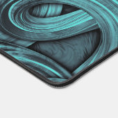 deep thought - black and teal : schreibtischunterlage (Ecke)