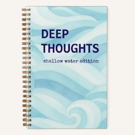 Deep Thoughts Journal | Strand-Vibes Notizblock