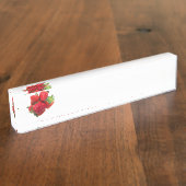 Deep Traum Erdbeeren Image Namensplakette (Seite)