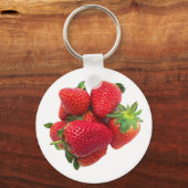 Deep Traum Erdbeeren Image Schlüsselanhänger (Vorderseite)