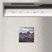 Deep Twilight, Pyrenäen, c.1912-13 (Öl auf Tafel) Magnet (In Situ (Geschirrspüler))
