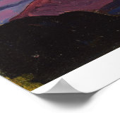 Deep Twilight, Pyrenäen, c.1912-13 (Öl auf Tafel) Poster (Ecke)