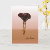 Deep Velvet Fungus (Foto innen hinzufügen) Karte (Gelbe Blume)