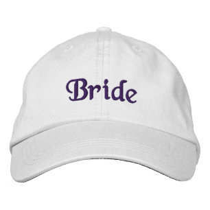 Deep Violet Bride bestickter Hut