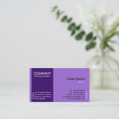 Deep Violet SideBand - Violet (9D68D7) Visitenkarte (Stehend Vorderseite)