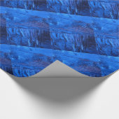 "Deep Water #2" Abstraktes Design-Umschlagpapier Geschenkpapier (Ecke)