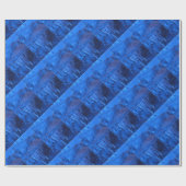 "Deep Water #2" Abstraktes Design-Umschlagpapier Geschenkpapier (Flach)