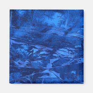 "Deep Water #5" Abstrakt Art Magnet