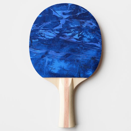 "Deep Water #5" Abstrakt Ping Pong Paddle Tischtennis Schläger (Vorderseite)