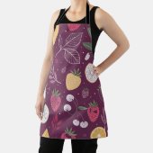 "Deep Wine Lila Fruit Schürze (InSitu)