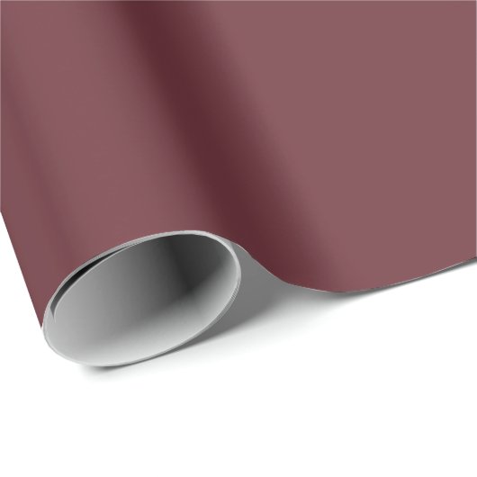 Deep Wine Red Solid Color Geschenkpapier (Rolleneckpunkt)