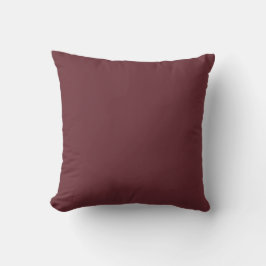 Deep Wine Red Solid Color Kissen