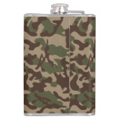 Deep Wood Camouflage Flachmann (Rückseite)