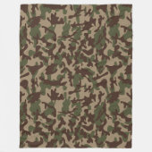 Deep Wood Camouflage Fleecedecke (Vorderseite)