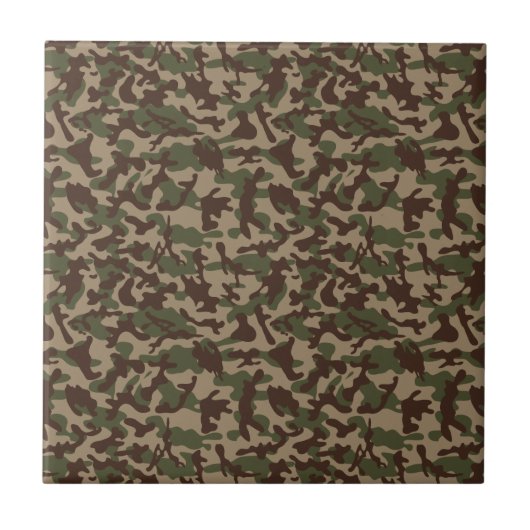 Deep Wood Camouflage Fliese (Vorderseite)