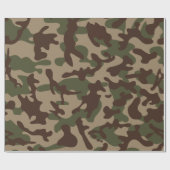 Deep Wood Camouflage Geschenkpapier (Flach)