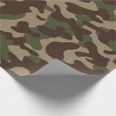 Deep Wood Camouflage Geschenkpapier (Ecke)