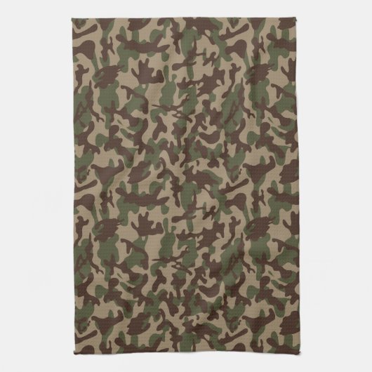 Deep Wood Camouflage Geschirrtuch (Vertikal)