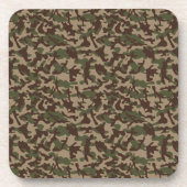 Deep Wood Camouflage Getränkeuntersetzer (Vorderseite)