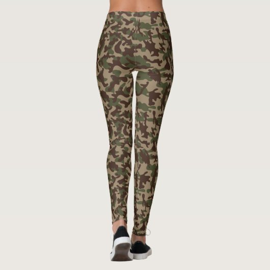 Deep Wood Camouflage Leggings (Rückseite)