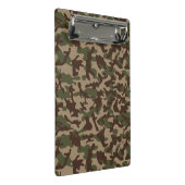 Deep Wood Camouflage Mini Klemmbrett (Schrägansicht)