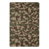 Deep Wood Camouflage Mini Klemmbrett (Rückseite)