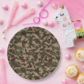 Deep Wood Camouflage Pappteller (Party)