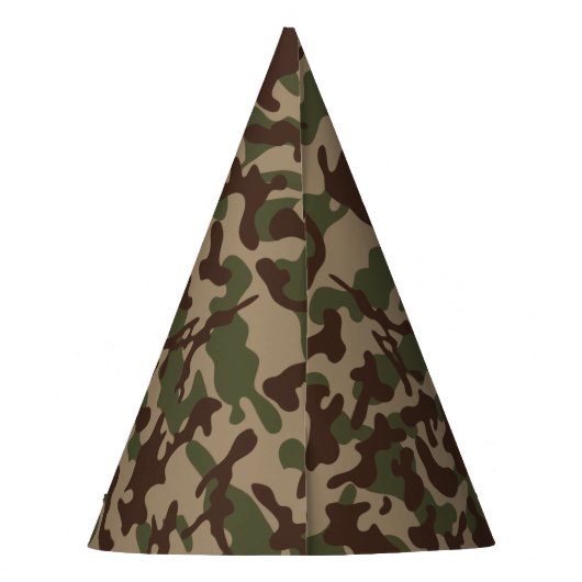 Deep Wood Camouflage Partyhütchen (Rückseite)