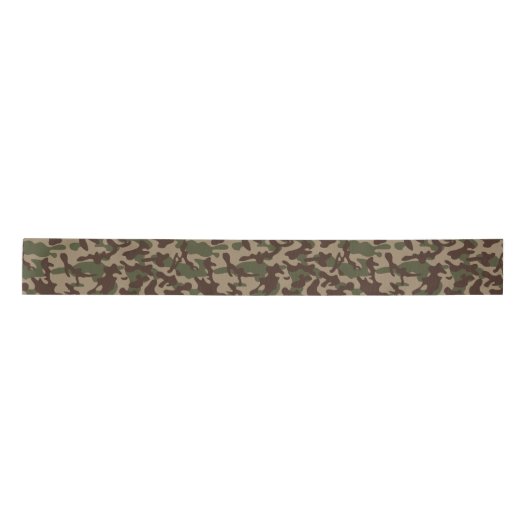 Deep Wood Camouflage Satinband (Vorderseite)