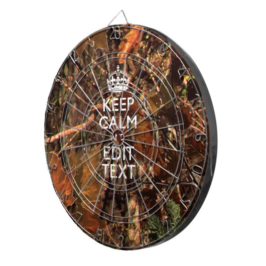 Deep Woods Camouflage Behalten Ruhe haben Ihren Te Dartscheibe (Vorderseite rechts)