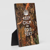 Deep Woods Camouflage Behalten Ruhe haben Ihren Te Fotoplatte (Seite)