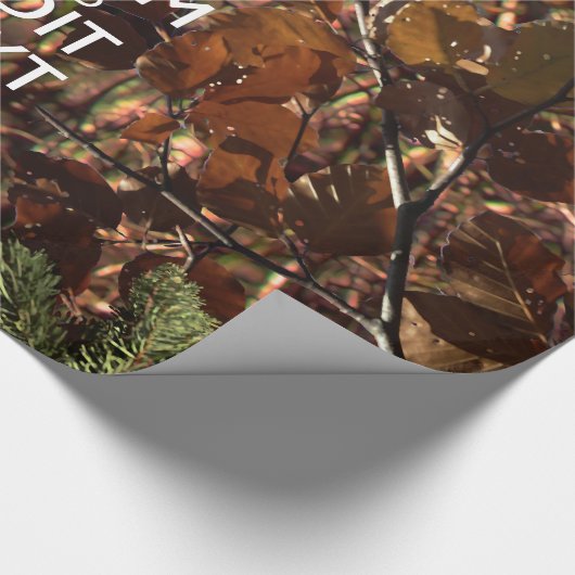 Deep Woods Camouflage Behalten Ruhe haben Ihren Te Geschenkpapier (Ecke)