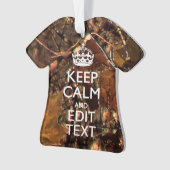 Deep Woods Camouflage Behalten Ruhe haben Ihren Te Ornament (Vorderseite)