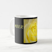Deep Yellow Rose Kaffeetasse (Vorderseite Links)
