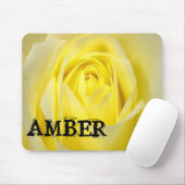 Deep Yellow Rose Mousepad (Mit Mouse)