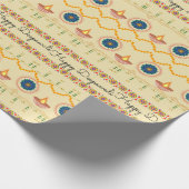 Deepawali" das Fest des Lichts Geschenkpapier (Ecke)