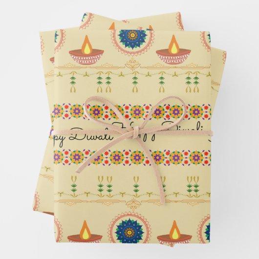 Deepawali Special Geschenkpapier Set (Beispiel)